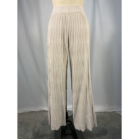 Barefoot Dreams 'Cozychic' White Ultra Light Wave Pant Size S - Picture 2 of 5